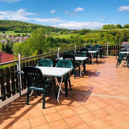 Cafe Pension Sonnenkanzel Staatsbad Brückenau Exterior foto