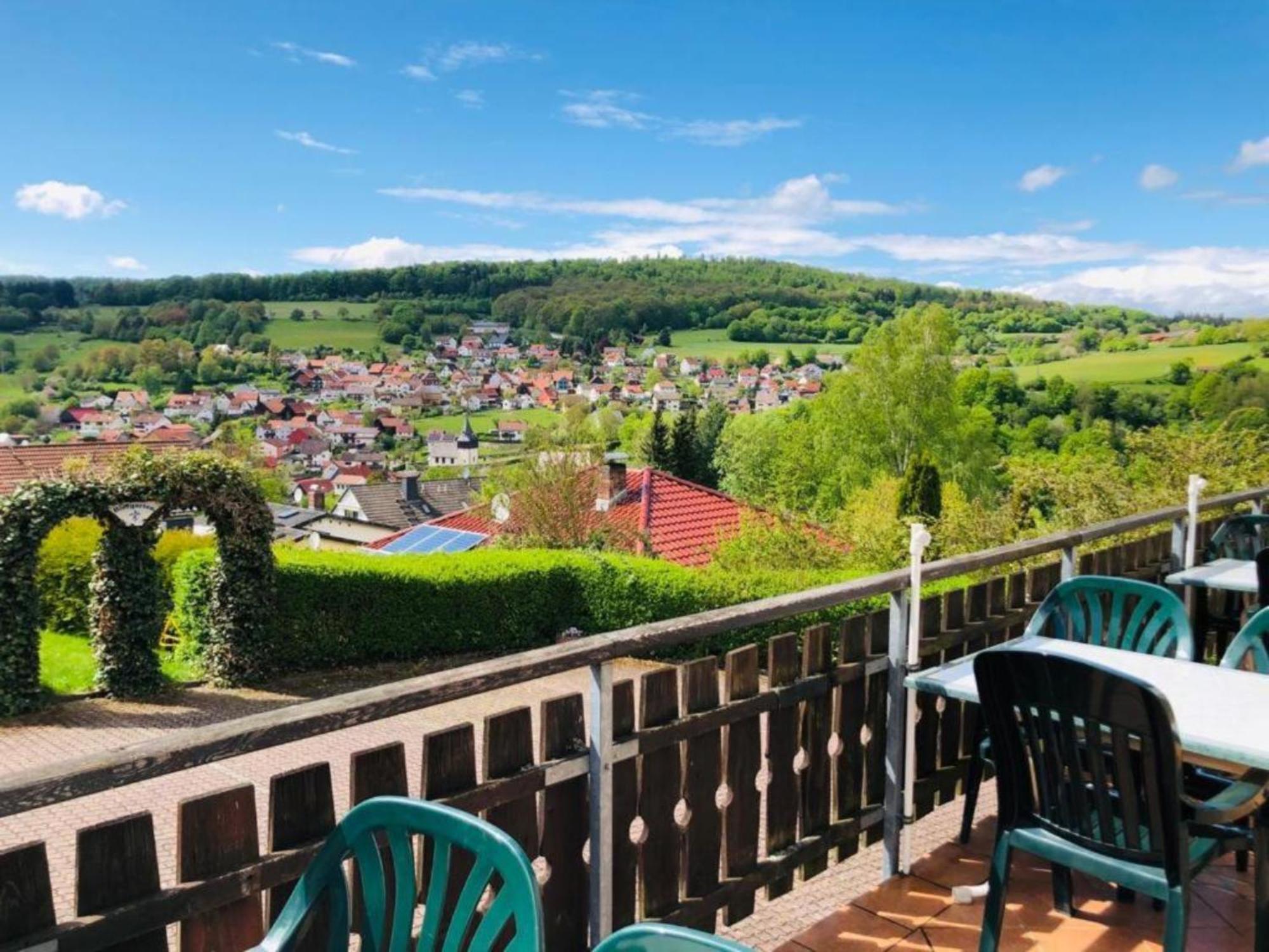 Cafe Pension Sonnenkanzel Staatsbad Brückenau Exterior foto