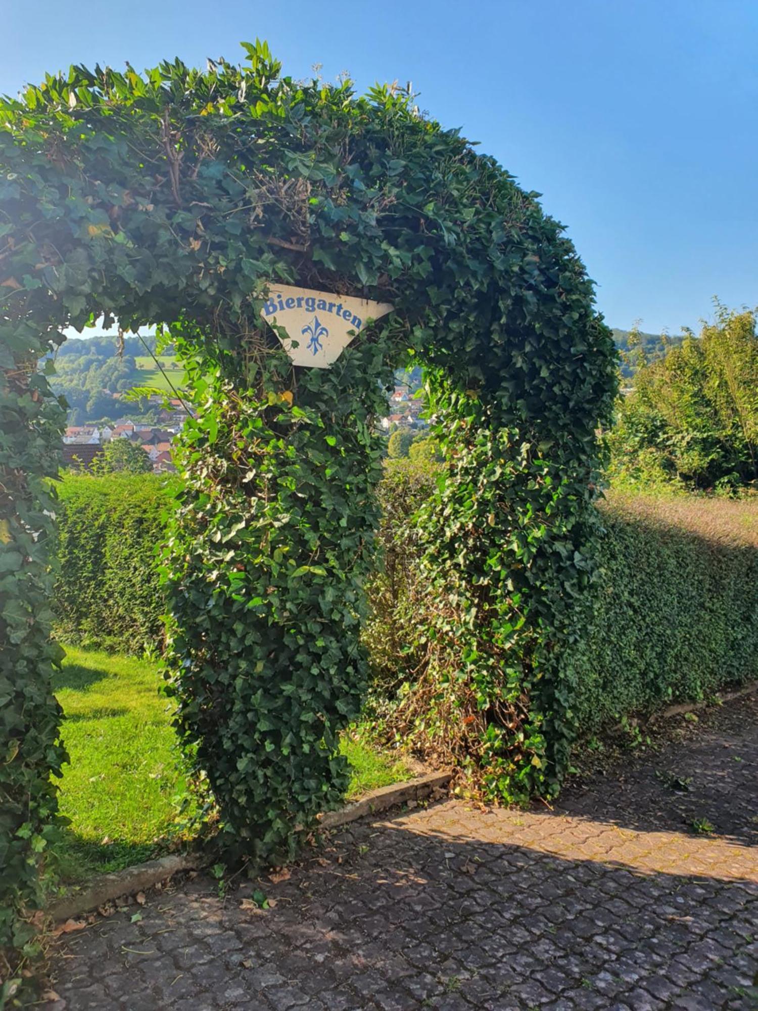 Cafe Pension Sonnenkanzel Staatsbad Brückenau Exterior foto