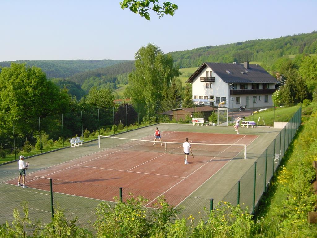 Cafe Pension Sonnenkanzel Staatsbad Brückenau Exterior foto